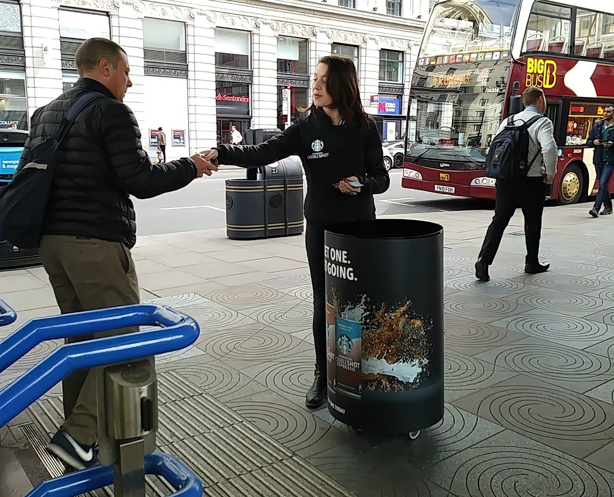 EXECUTIONAL promotional staff on a UK station forecourt