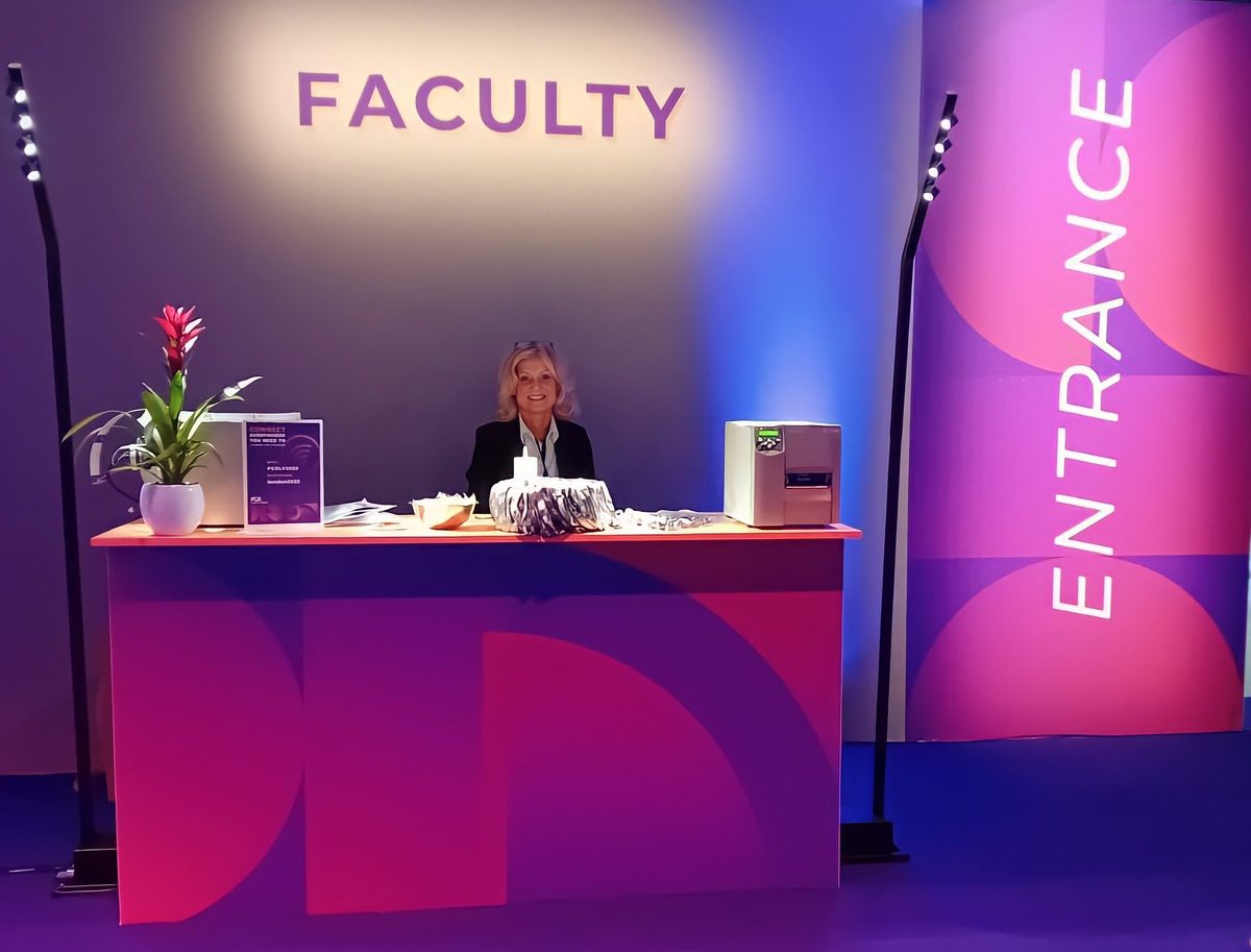 Executional registration hosts welcoming delegates