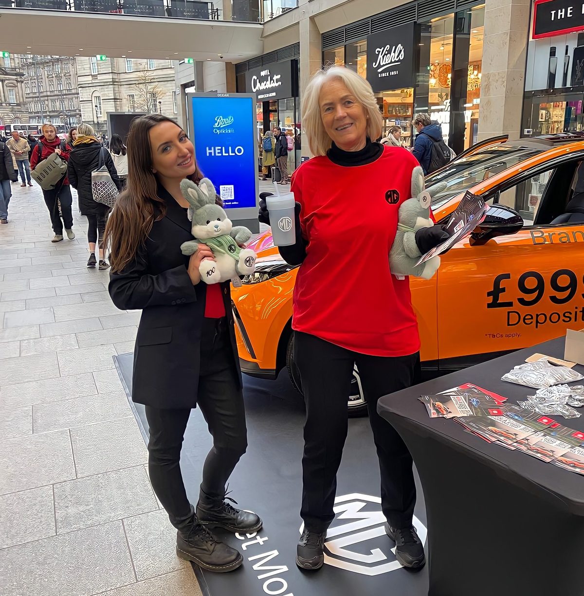 MG EV TOUR AT ST JAMES QUARTER