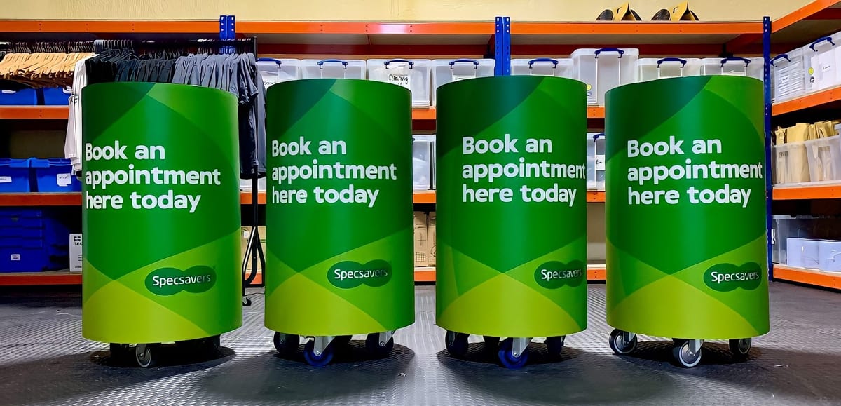 Specsavers Sampling Bins