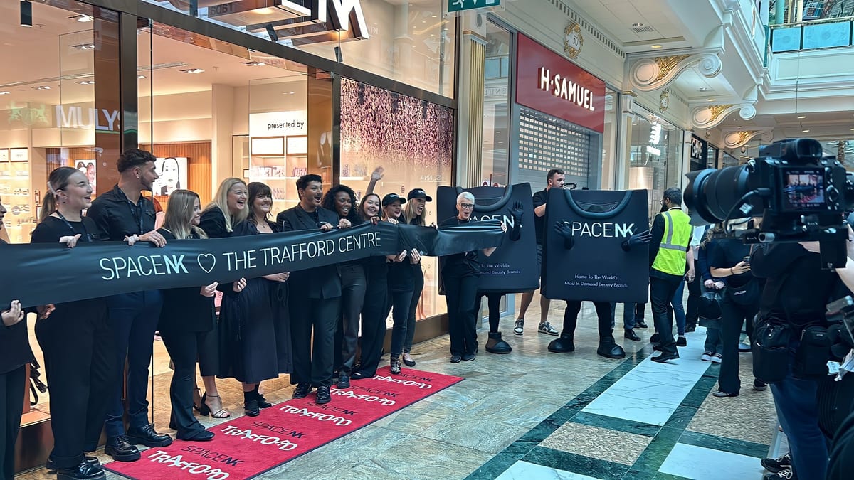 EXECUTIONAL retail team at the Space NK flagship store launch at the Trafford Centre