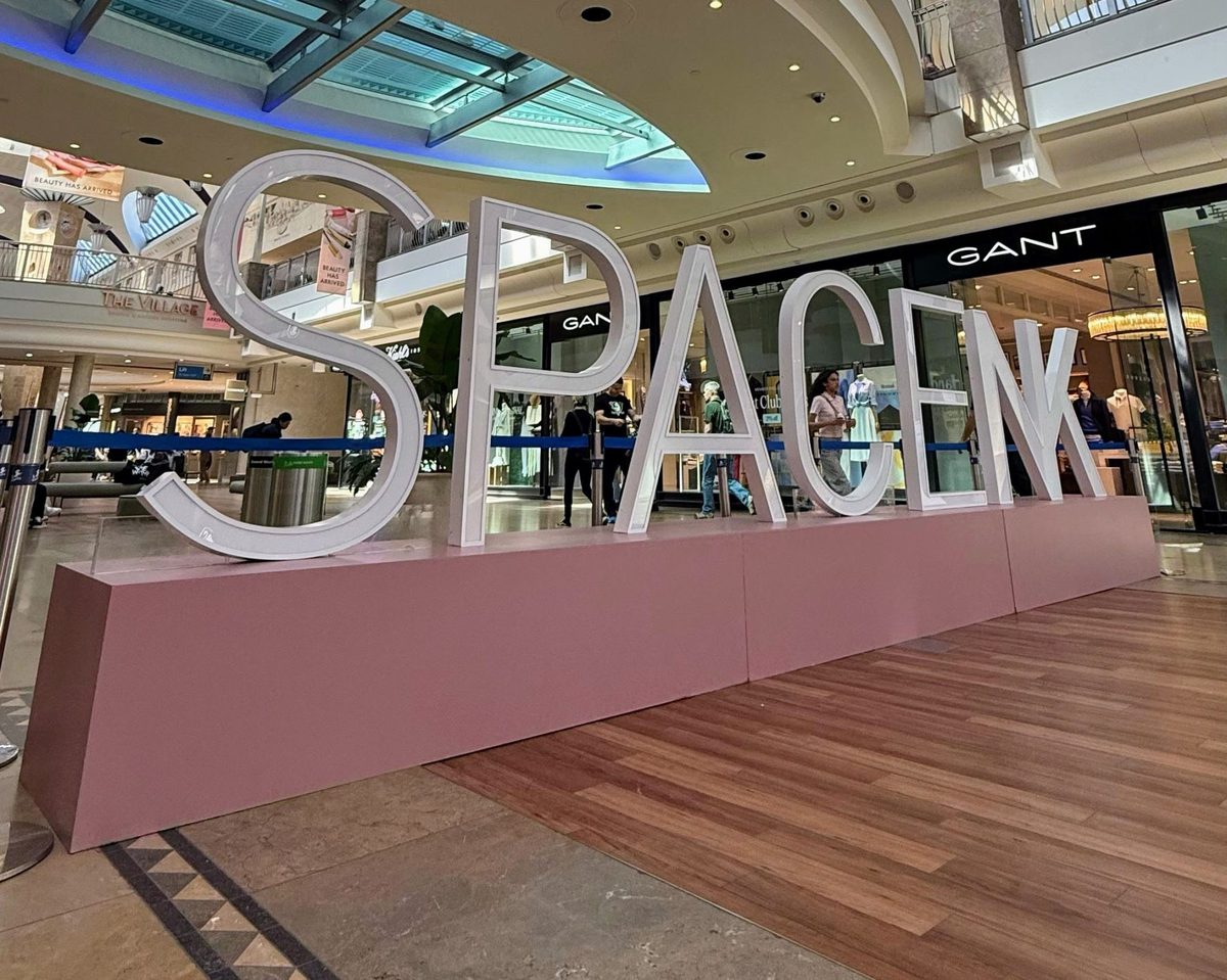 Brand ambassadors running a Space NK activation at Bluewater Shopping Centre