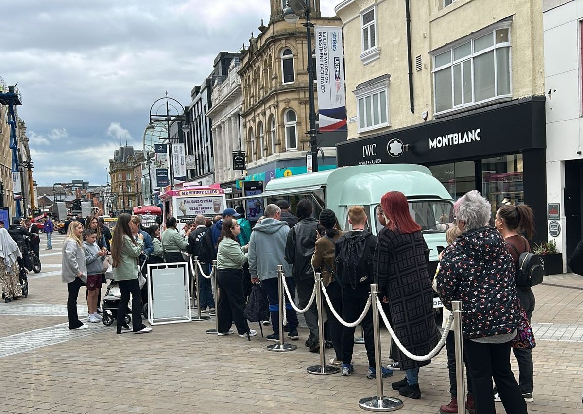 Free Morphe tote bags handed out to visitors in Leeds