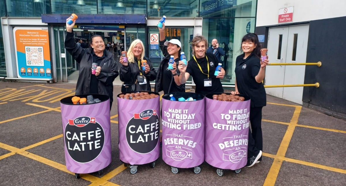 Emmi Caffe Latte | Piccadilly Station | Product Sampling