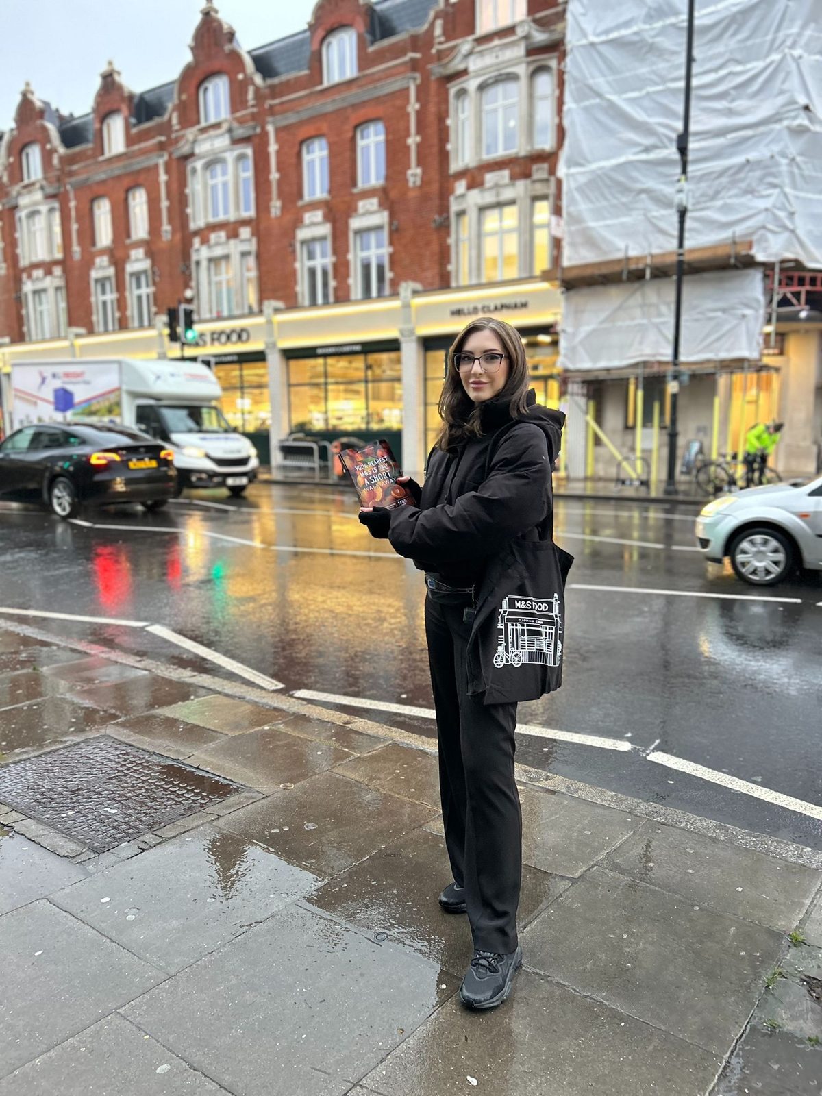 Executional team leader on a leaflet pitch near Clapham Common