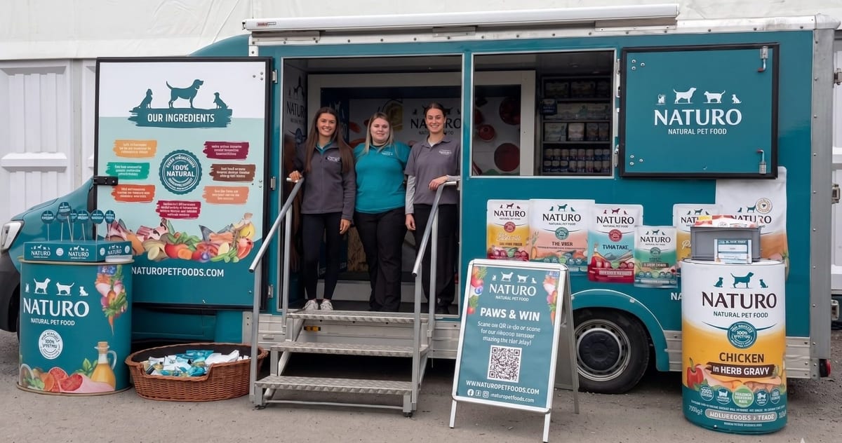 Naturo Pet Foods Roadshow Staff | UK Tour | Executional Event Staffing