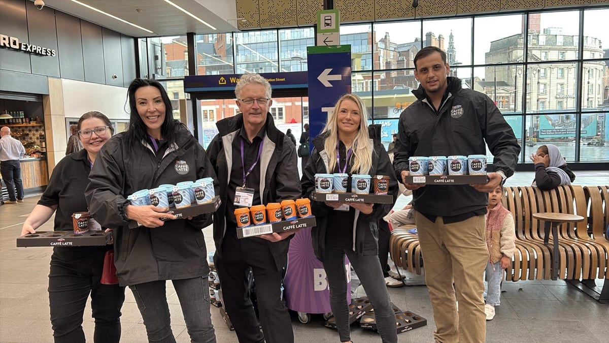 Executional experiential team and team leader on the Emmi Caffè Latte roadshow