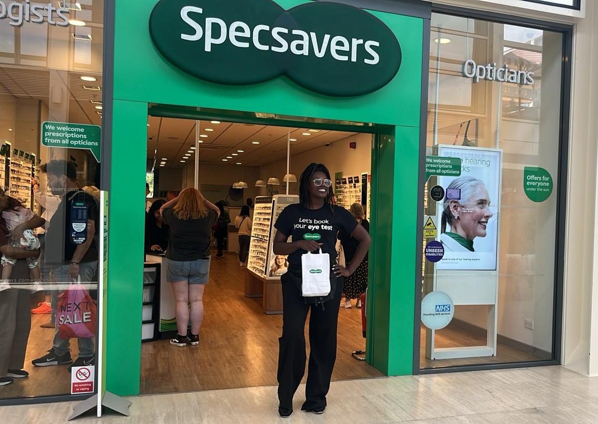 Specsavers x HUGO | centre:MK Milton Keynes | Concierge Activation