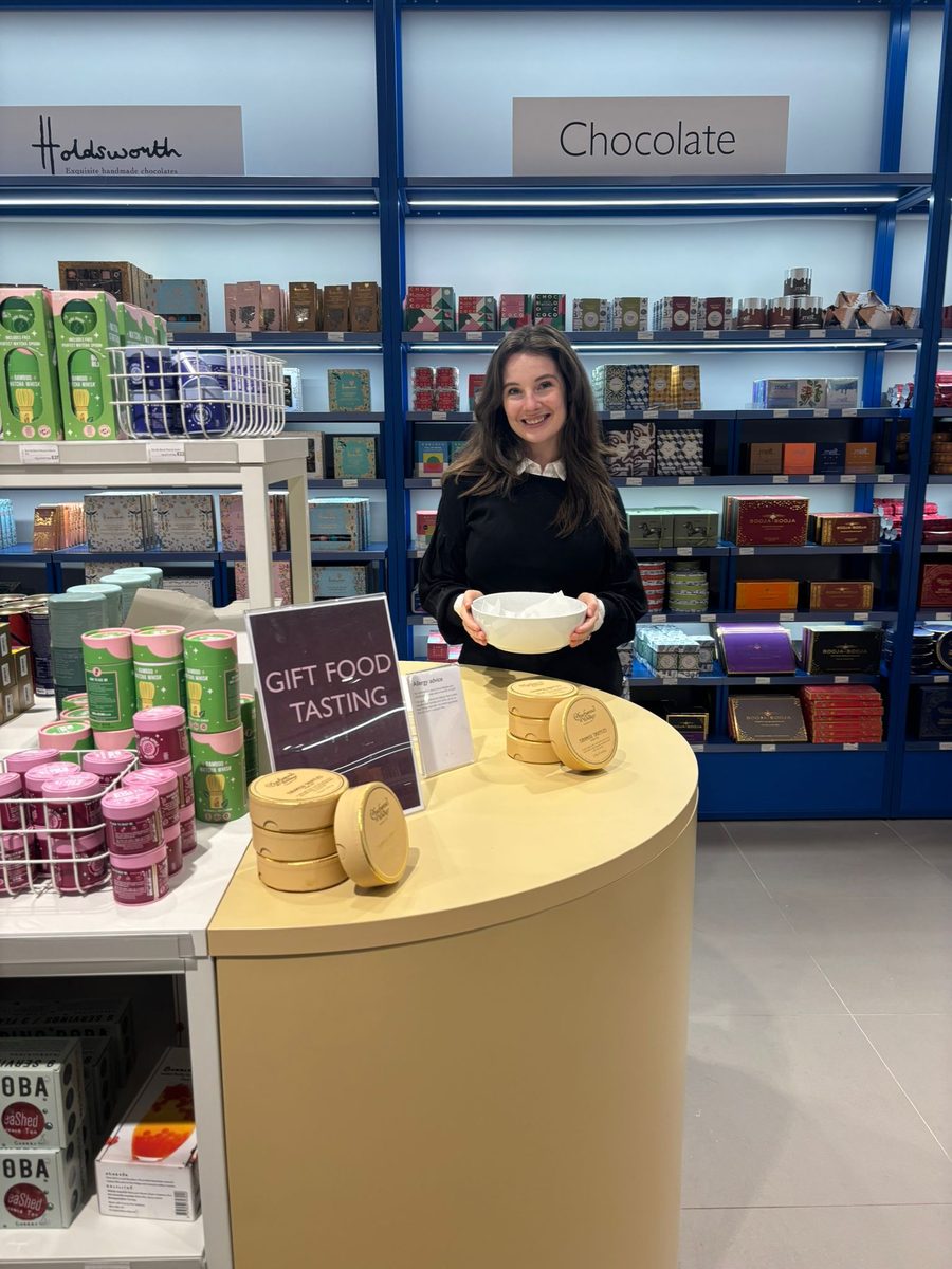 EXECUTIONAL team member in the Charbonnel et Walker area of a John Lewis store